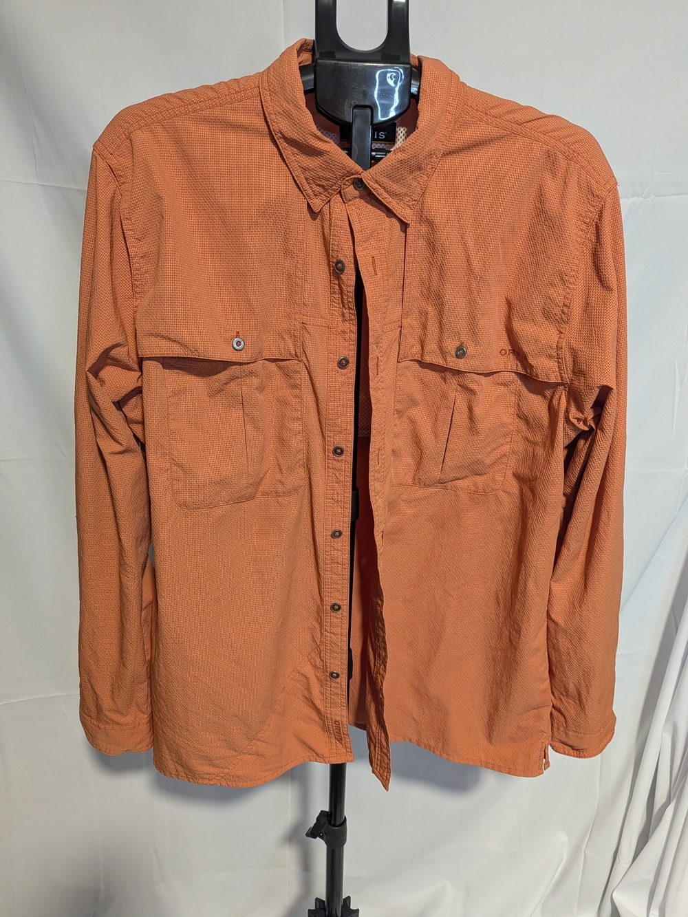 Orvis Men's Burnt Orange Lightweight Shirt Jacket
